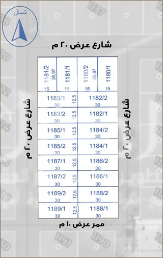 بلك سكني للبيع حي الخير مخطط 39 مجزاه